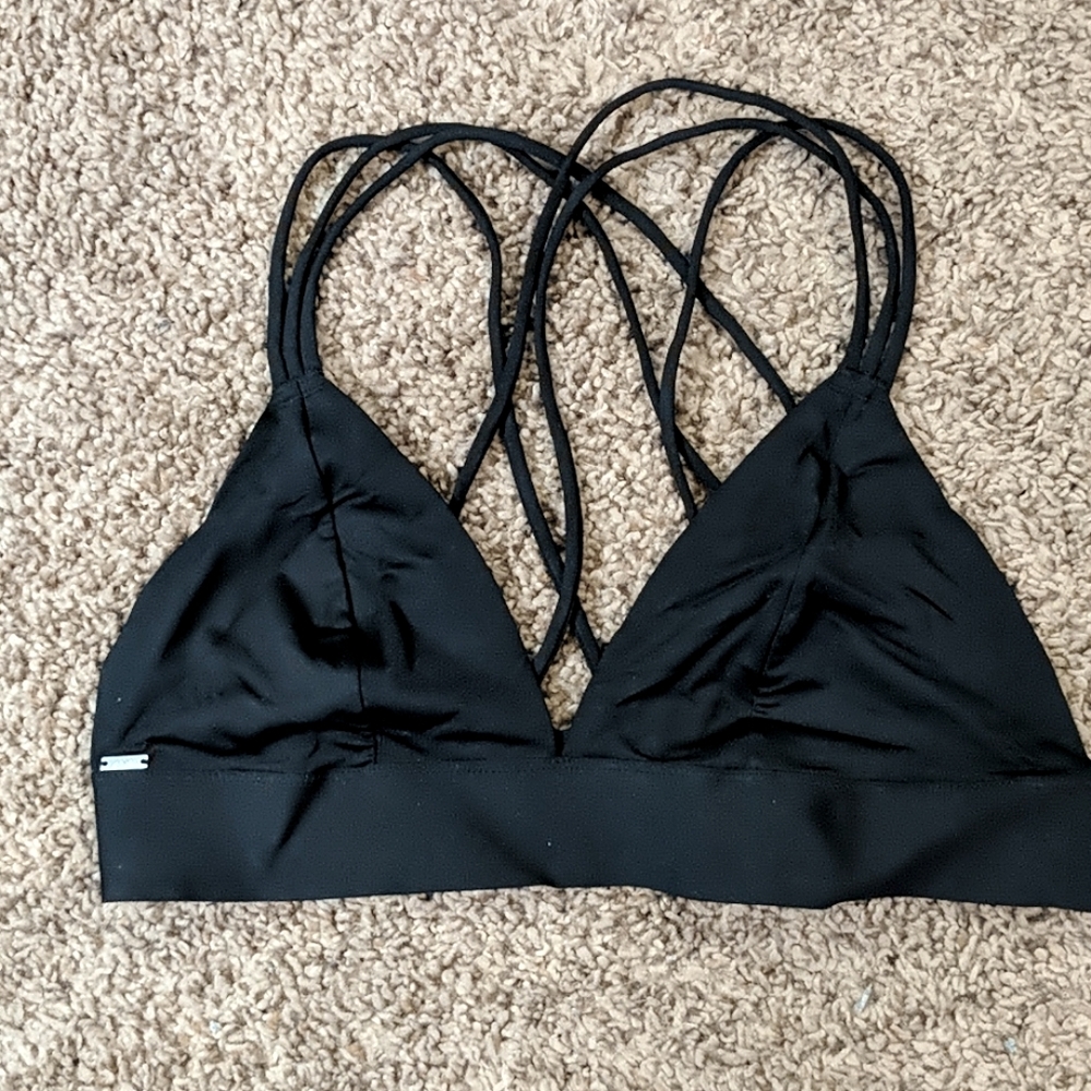 VS Pink strappy back triangle bralette